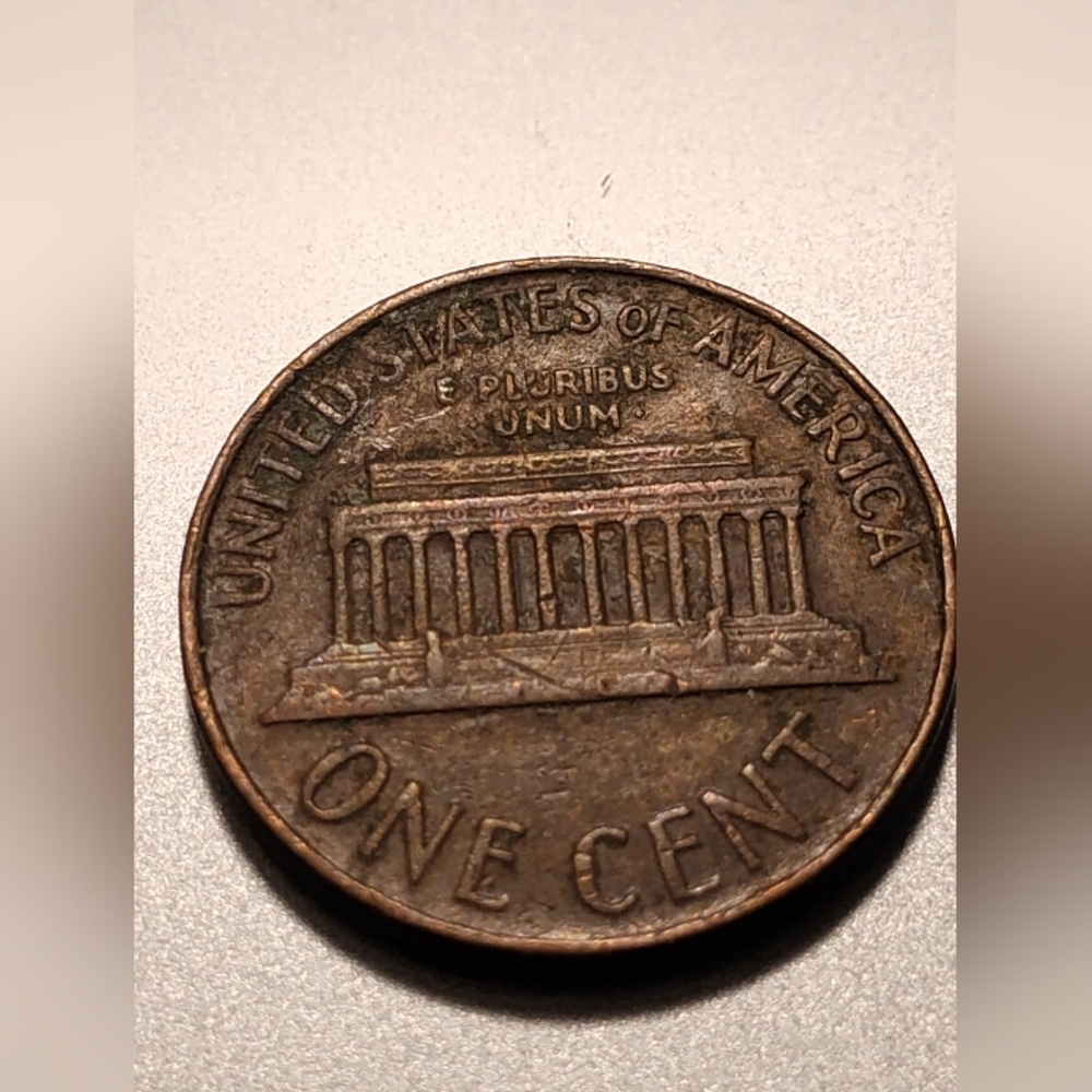 1966 Lincoln Memorial Penny Coin VTG Historical - Picture 6 of 8